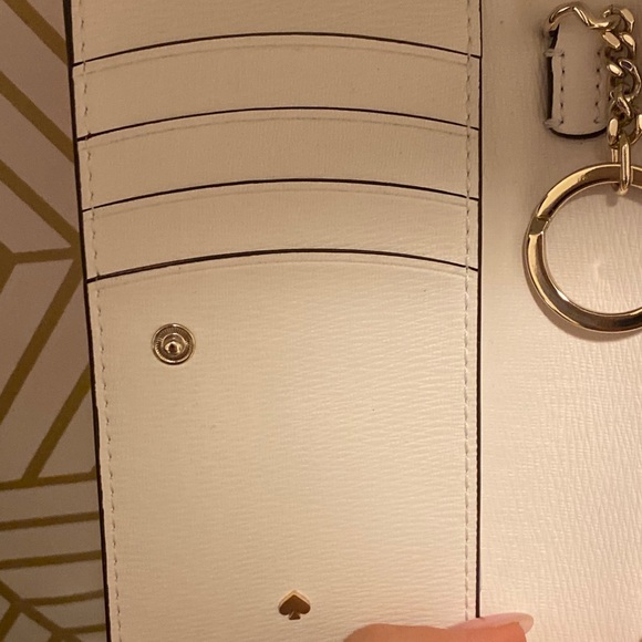 Kate Spade Margaux Small Key Ring Wallet “Lychee” - Picture 6 of 8